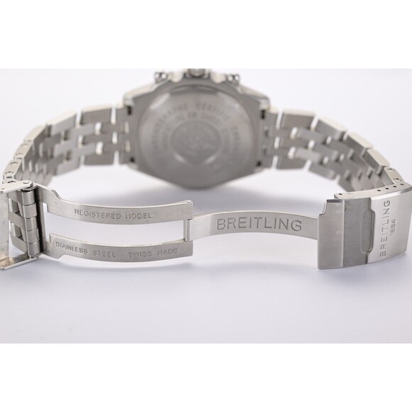 NOS Breitling Crosswind A13355 Silver Dial 43mm Automatic Men's Watch w/B&P - Picture 15 of 16